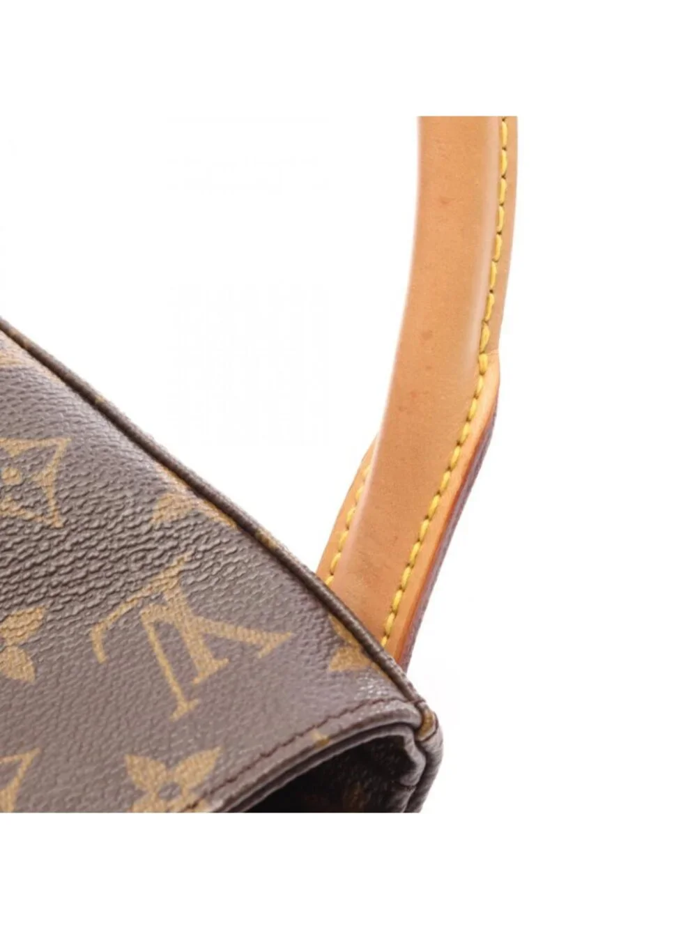Louis Vuitton Shoulder Bag Looping GM Monogram Canvas Leather